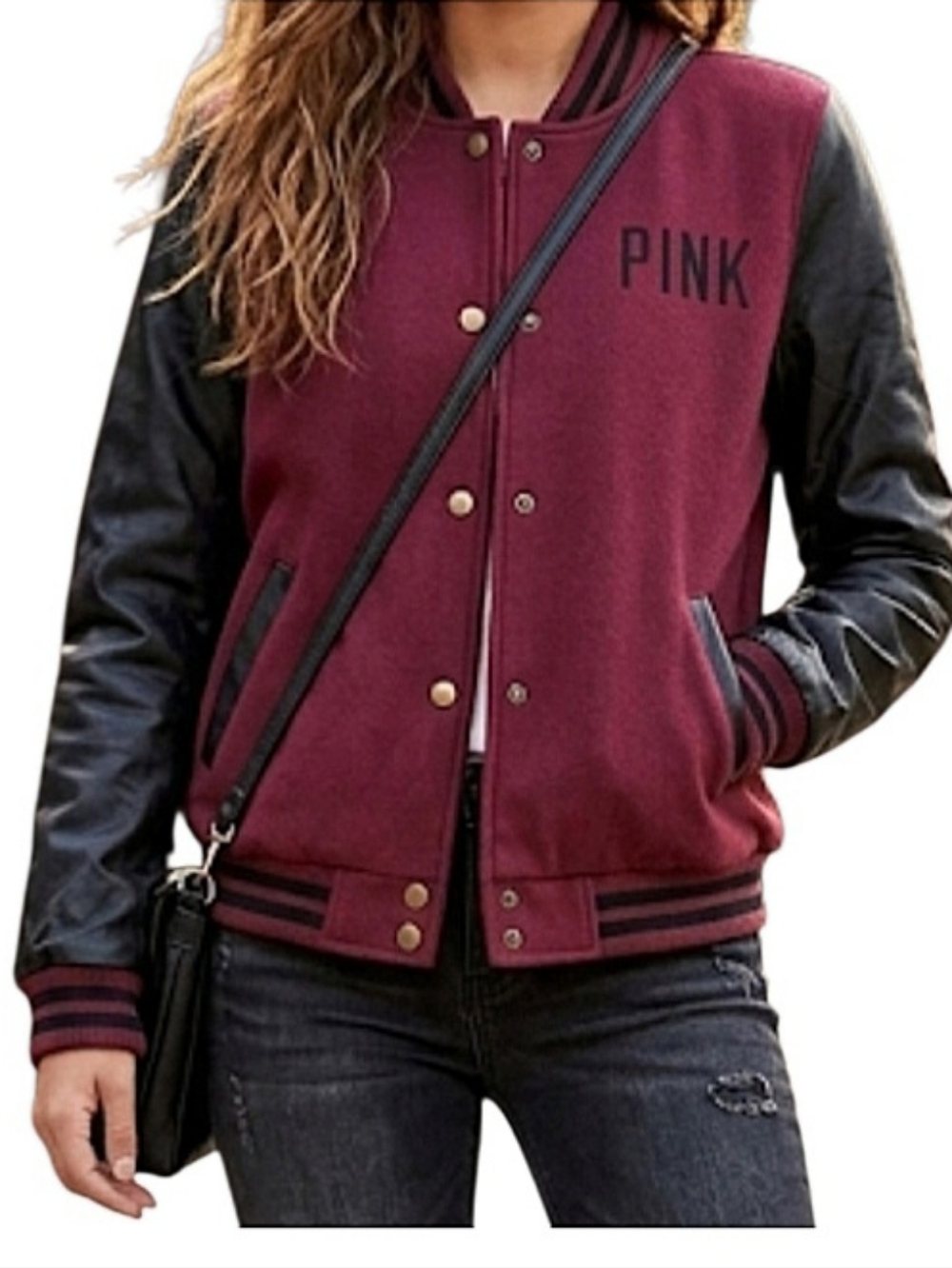 Women's 2013 Victoria's Secret PINK Varsity Jacket Size M